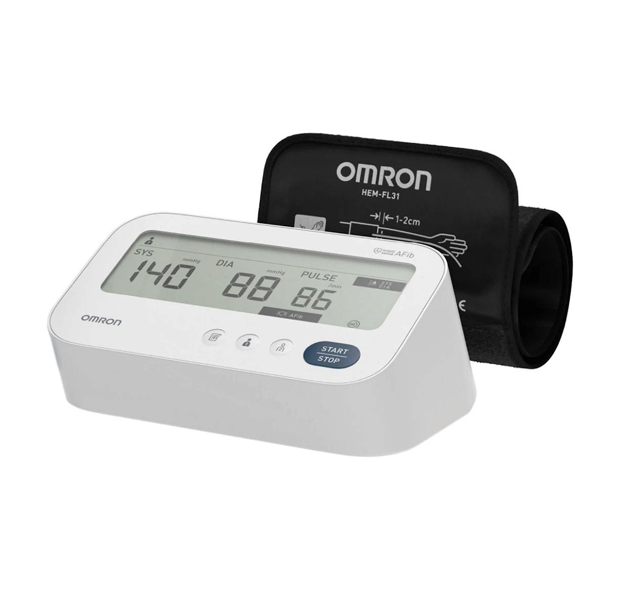 Tensiómetro de Brazo OMRON M3 Comfort  AFib con Manguito OMRON Intelli Wrap