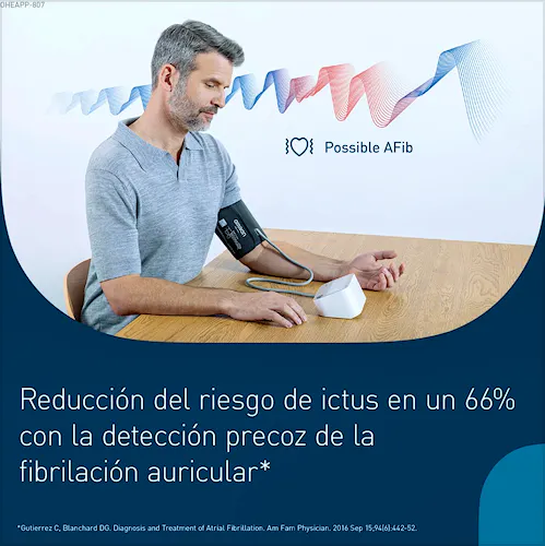 Tensiómetro de Brazo OMRON M3 Comfort AFib con Manguito OMRON Intelli Wrap