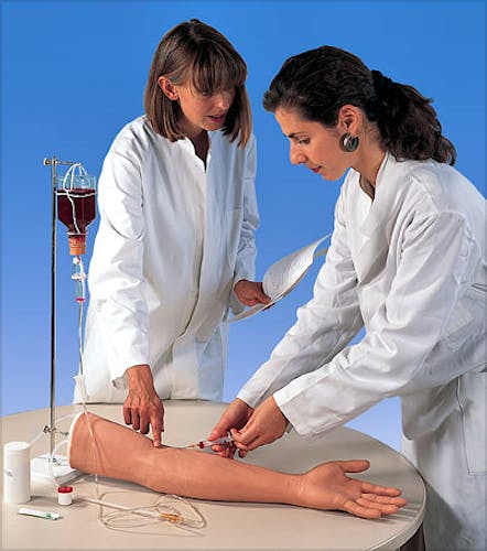 Brazo de Entrenamiento de Lujo para Inyecciones Intravenosas