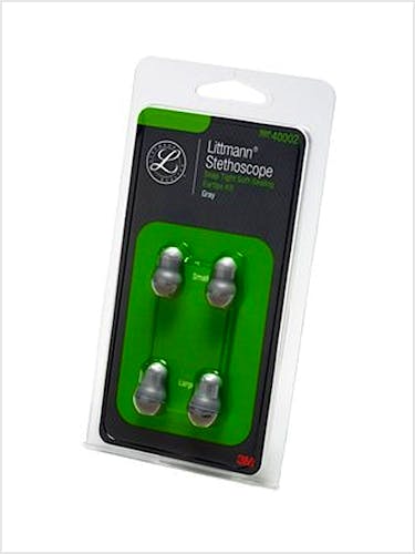Littmann Olivas a Presión Super-Blandas Grises, Kit de 4 Unidades