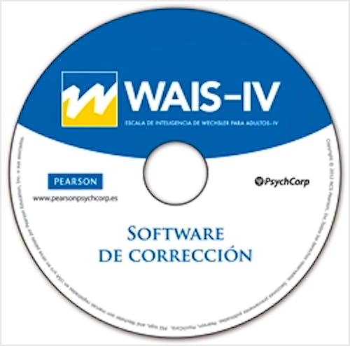 Portada del libro 8435085111976 Software de Corrección WAIS-IV Uso Ilimitado. No Precisa Conexión a Internet. Sistema Operativo Windows.