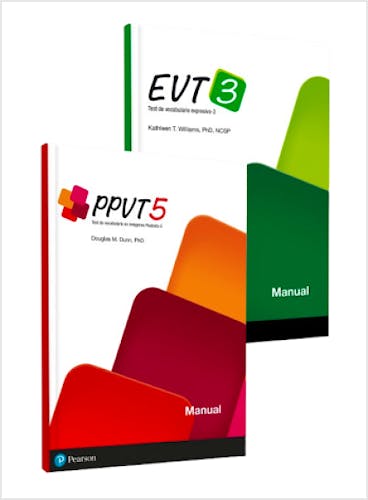 Portada del libro 8435085131349 PPVT-5, Test de Vocabulario en Imágenes, Peabody-5 - PPVT-5, Juego Completo, Cuaderno de Estímulos y 25 Usos de Corrección Online