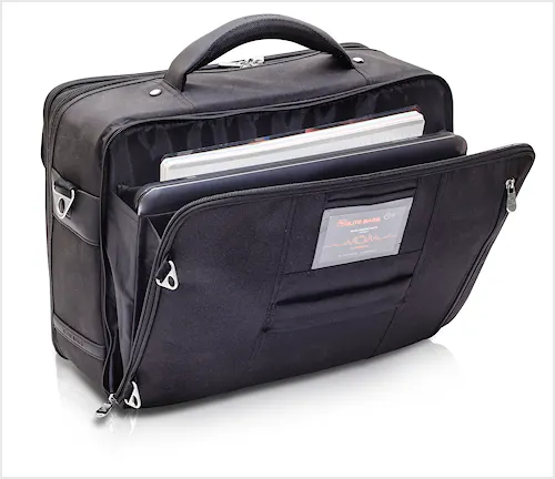 Maletín Médico de Poliester Negro Modelo Doctor's EB00.003