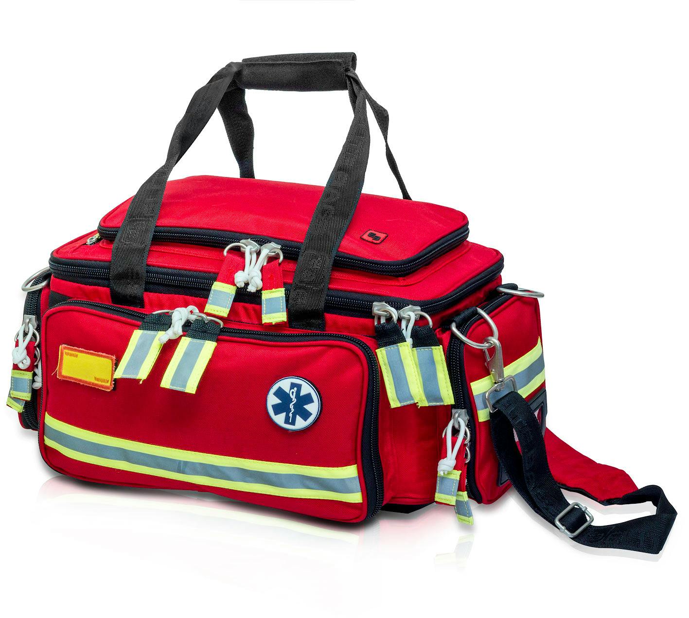 Bolsa de Emergencias para Soporte Vital Básico Modelo Extreme's EB02.008, Color Rojo