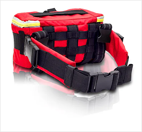 Botiquín Riñonera-Pernera de Poliamida, Color Rojo Modelo KIDLE'S EB02.013