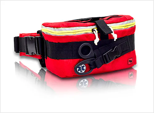 Botiquín Riñonera-Pernera de Poliamida, Color Rojo Modelo KIDLE'S EB02.013