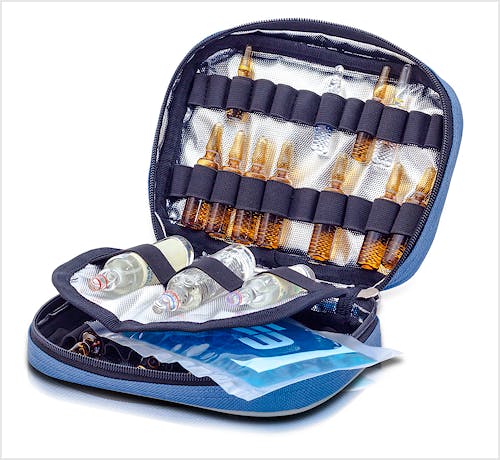 Bolsa Deportiva Sanitaria de Poliéster Azul Modelo MEDIC'S EB06.005