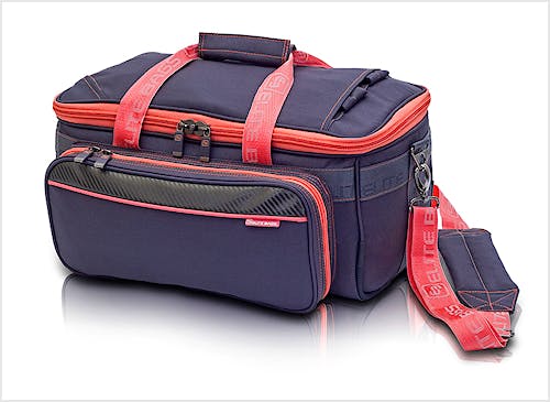 Bolsa Sanitaria Ligera de Poliéster Gris-Salmón Modelo GP's EB06.010