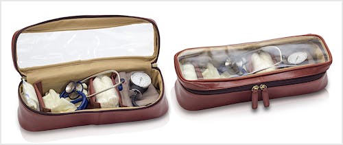 Maletín Médico Tradicional de Piel Marrón Modelo Doc's EB12.001