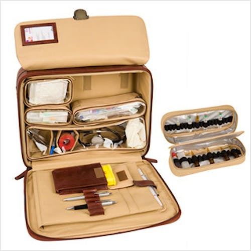 Maletin Medico de Piel Marron Modelo Doctor's EB12.004