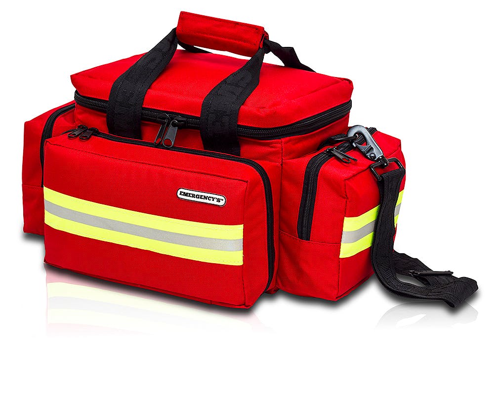 Bolsa Ligera Emergencias de Loneta Roja Modelo EM13.001