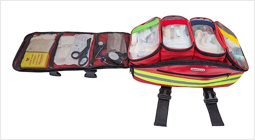 Mochila Trapezoidal Emergencias Roja EM13.015