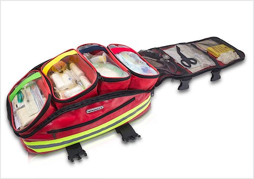 Mochila Trapezoidal Emergencias Roja EM13.015
