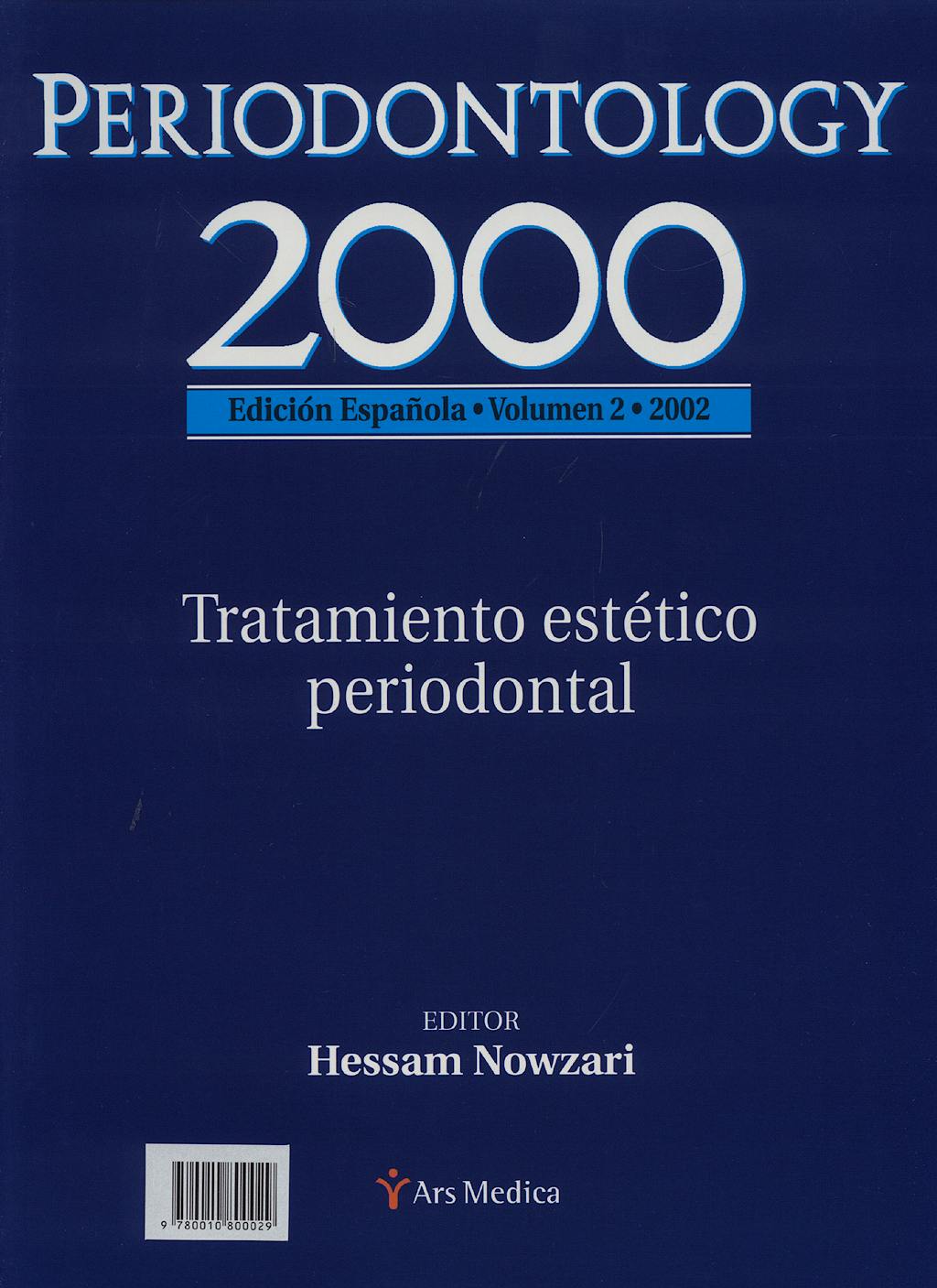 Portada del libro 9780010800029 Periodontology 2000, Vol. 2: Tratamiento Estetico Periodontal
