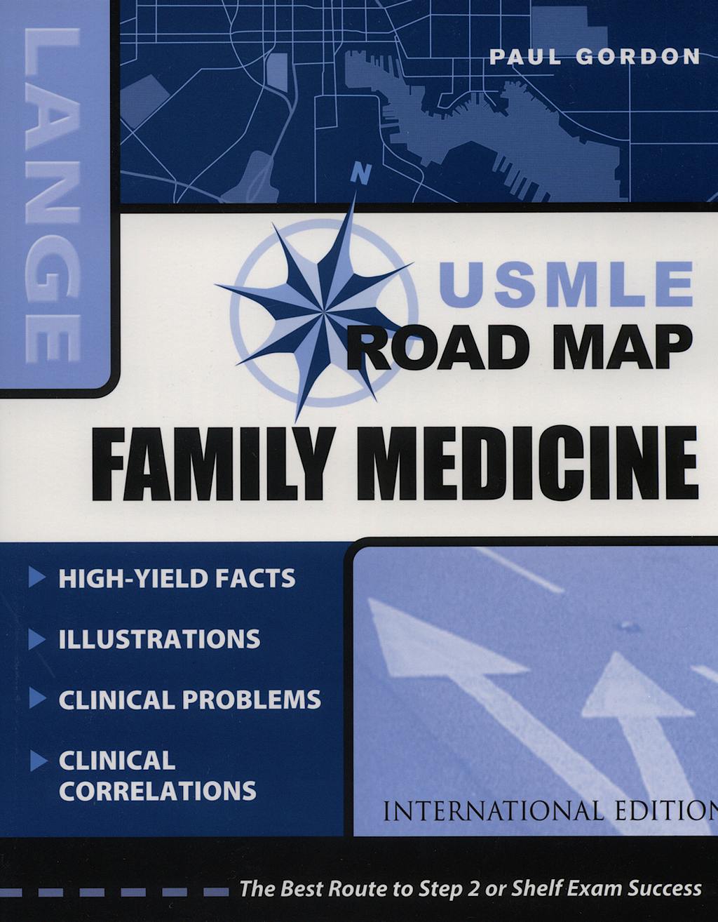 Portada del libro 9780071104883 Family Medicine Usmle Road Map. Lange