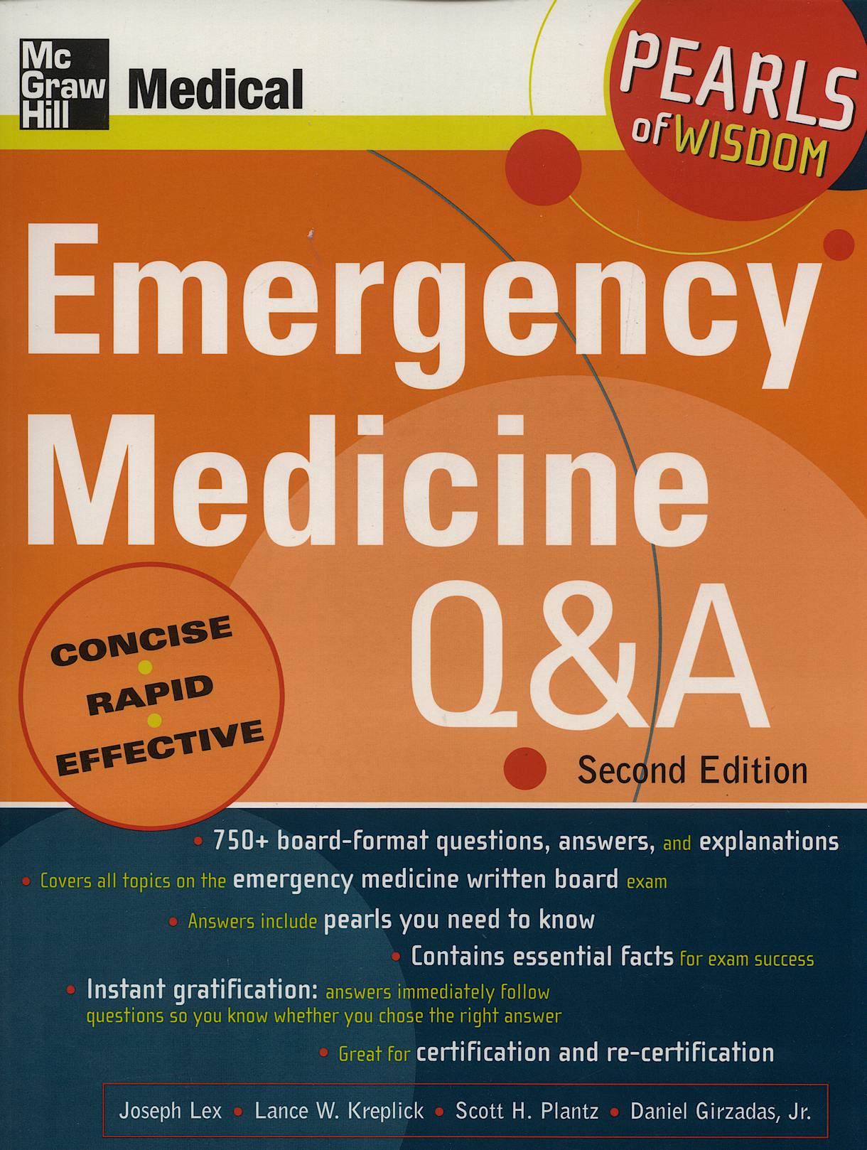 Portada del libro 9780071108621 Emergency Medicine Q & A