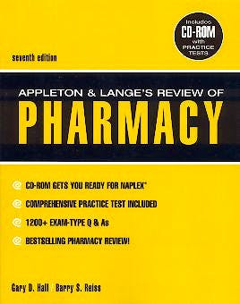 Portada del libro 9780071360883 Appleton & Lange's Review of Pharmacy
