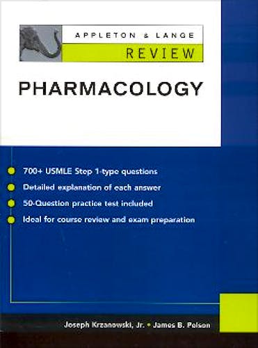Portada del libro 9780071377430 Review Pharmacology Appleton & Lange