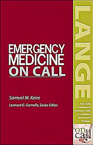 Portada del libro 9780071388795 Emergency Medicine on Call (Lange on Call Series)