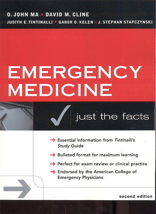 Portada del libro 9780071410243 Emergency Medicine. Just the Facts