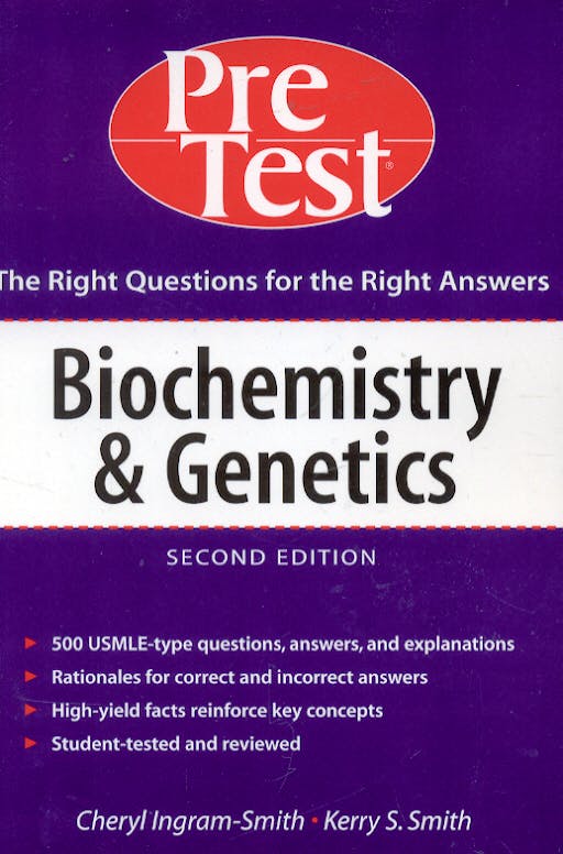 Portada del libro 9780071437479 Pretest Biochemistry and Genetics