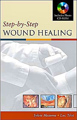 Portada del libro 9780071457750 Step by Step Wound Healing + Cd-Rom