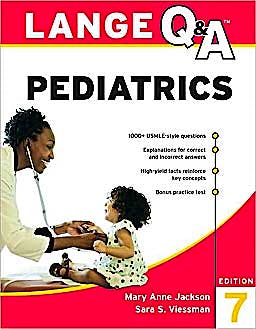 Portada del libro 9780071475686 Lange Q&a Pediatrics