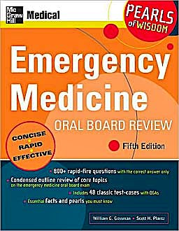 Portada del libro 9780071497404 Emergency Medicine Oral Board Review (Pearls of Wisdom)