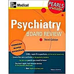 Portada del libro 9780071549714 Psychiatry Board Review. Pearls of Wisdom