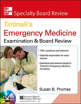 Portada del libro 9780071602051 Tintinalli's Emergency Medicine. Examination and Board Review (Specialty Board Review) + CD-ROM