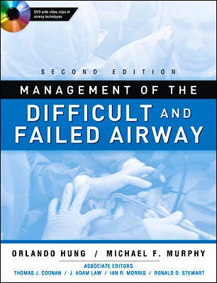 Portada del libro 9780071623469 Management of the Difficult and Failed Airway + Dvd