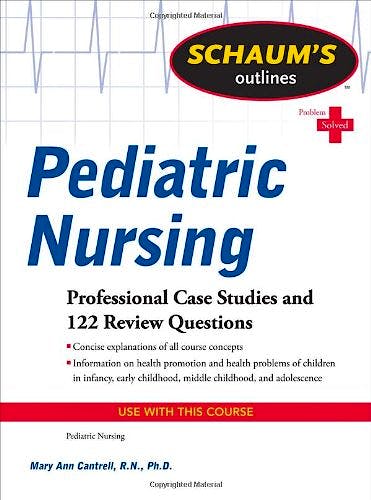 Portada del libro 9780071623865 Schaum's Outline of Pediatric Nursing
