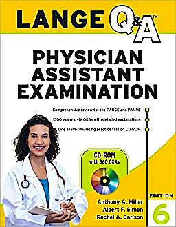 Portada del libro 9780071628280 Lange Q&a Physician Assistant Examination + Cd-Rom