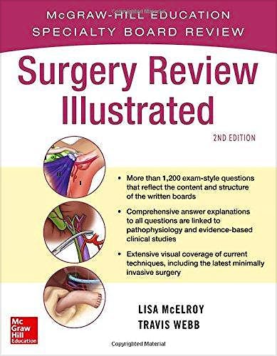 Portada del libro 9780071663298 Surgery Review Illustrated