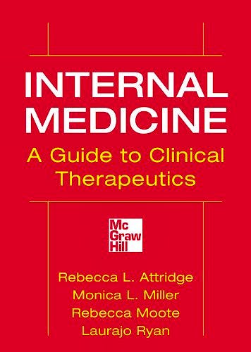 Portada del libro 9780071745802 Internal Medicine a Guide to Clinical Therapeutics
