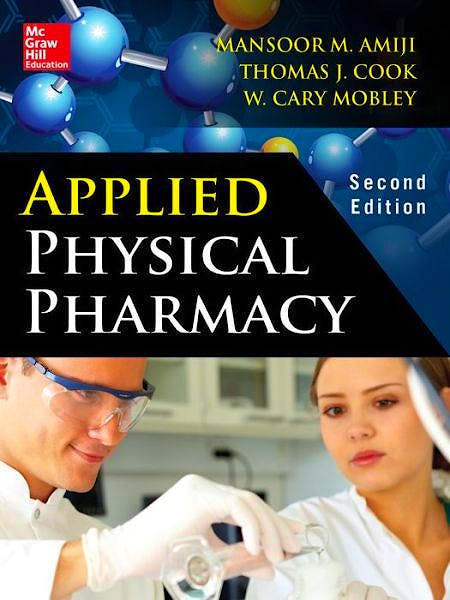 Portada del libro 9780071747509 Applied Physical Pharmacy