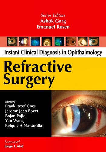 Portada del libro 9780071749473 Instant Clinical Diagnosis in Ophthlamology: Refractive Surgery