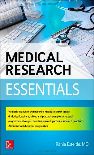 Portada del libro 9780071781640 Medical Research Essentials