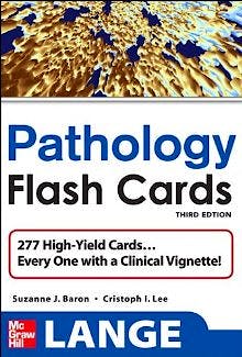 Portada del libro 9780071793568 Pathology Flash Cards. Lange