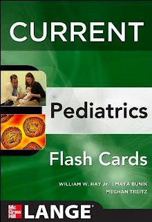 Portada del libro 9780071795333 Current Pediatrics Flashcards. Lange