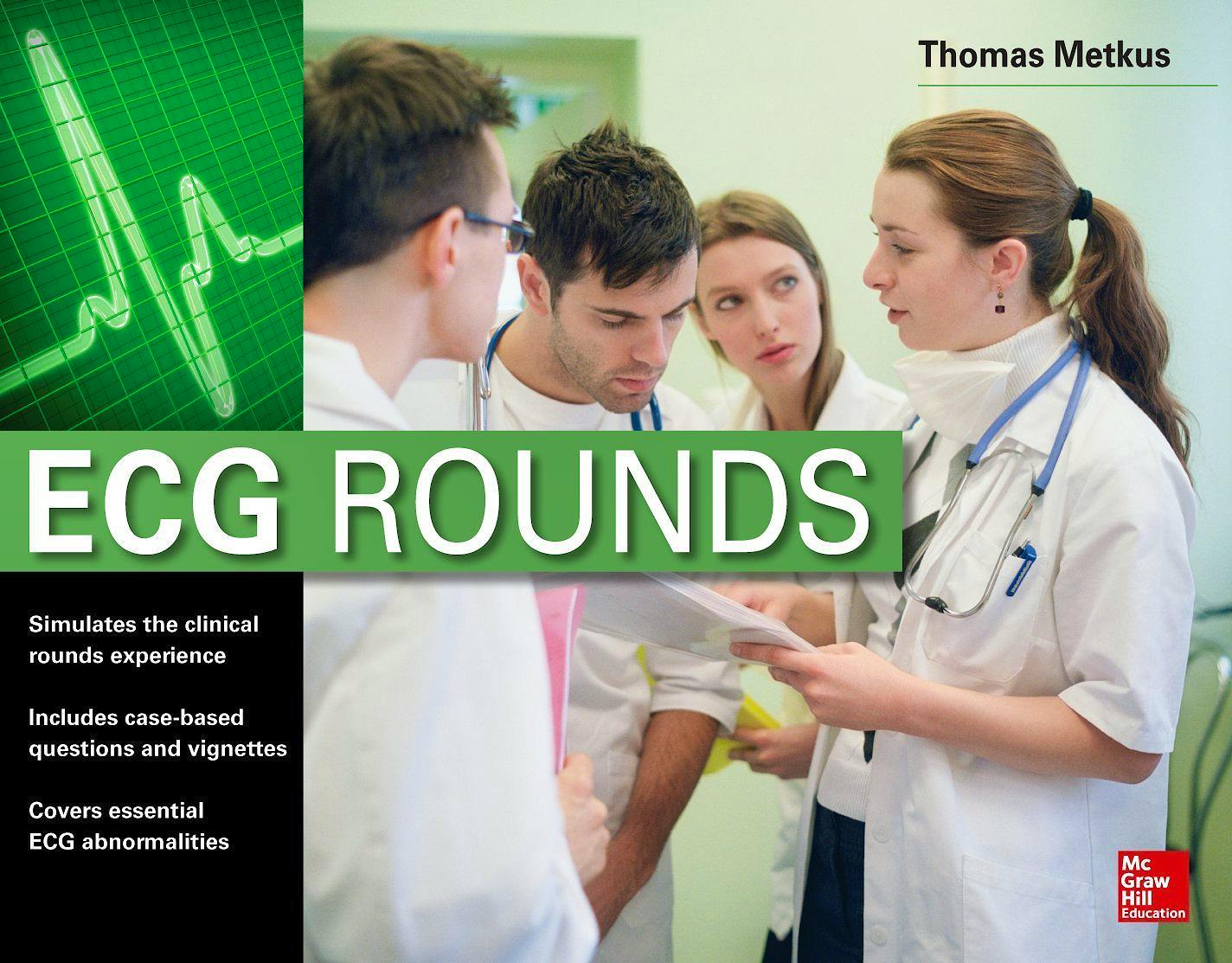 Portada del libro 9780071807630 Ecg Rounds