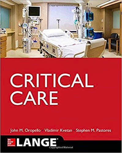 Portada del libro 9780071820813 Critical Care. Lange