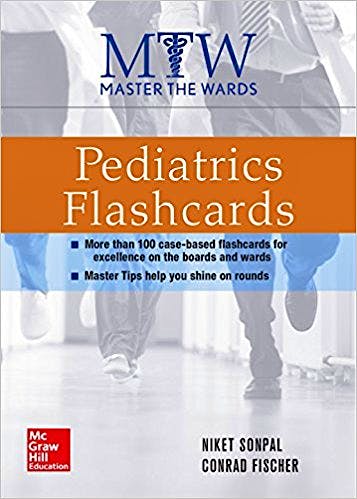 Portada del libro 9780071834650 Master the Wards. Pediatrics Flashcards