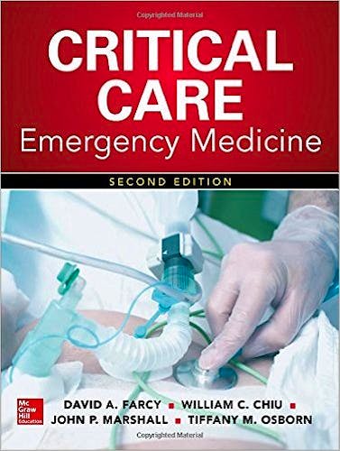 Portada del libro 9780071838764 Critical Care Emergency Medicine
