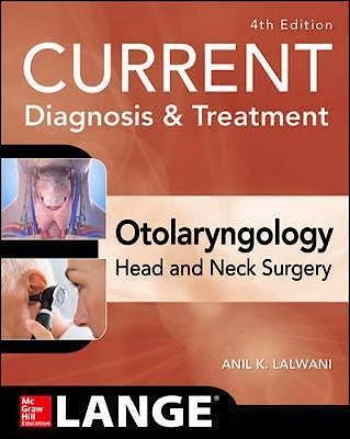 Portada del libro 9780071847643 Current Diagnosis and Treatment Otolaryngology, Head and Neck Surgery. LANGE