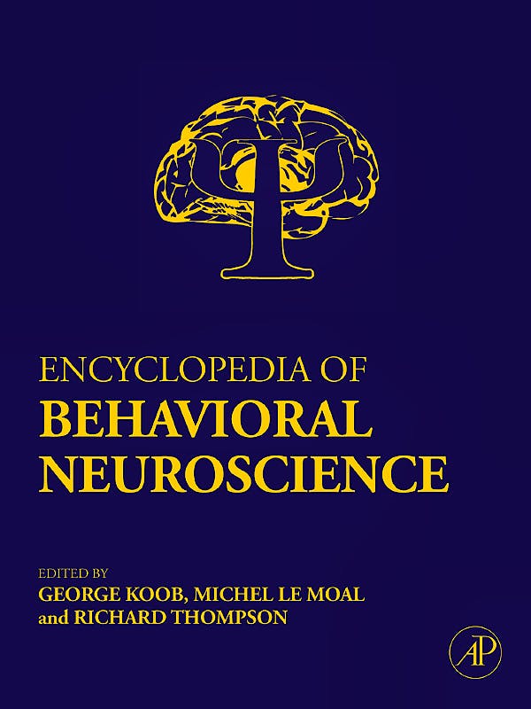 Portada del libro 9780080447322 Encyclopedia of Behavioral Neuroscience, 3 Vols.