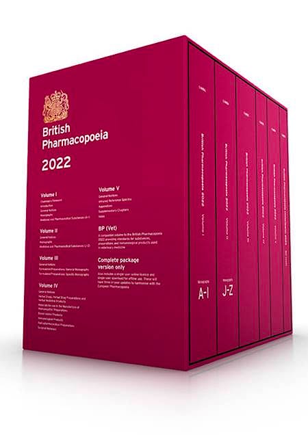 Portada del libro 9780113230884 Farmacopea Británica/British Pharmacopoeia 2022 (6 Volume Set)