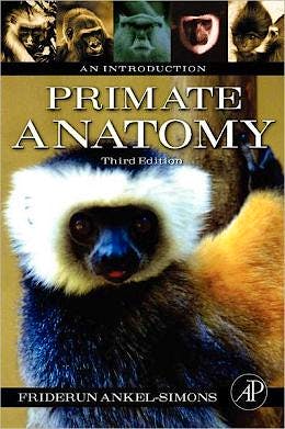 Portada del libro 9780123725769 Primate Anatomy. An Introduction