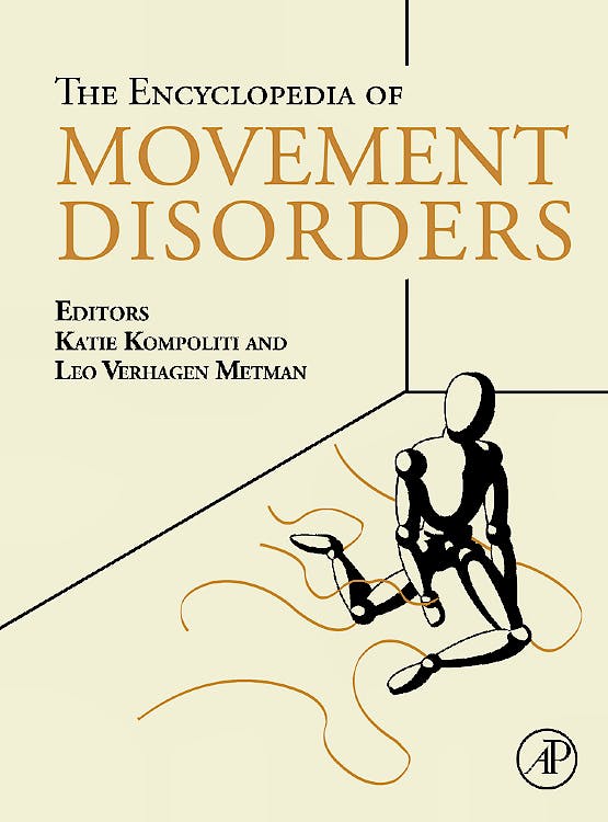 Portada del libro 9780123741011 Encyclopedia of Movement Disorders, 3-Volume Set