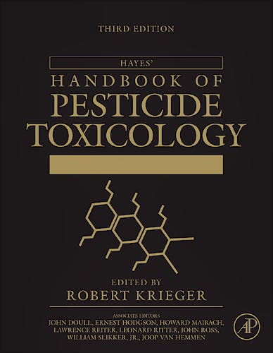 Portada del libro 9780123743671 Hayes' Handbook of Pesticide Toxicology